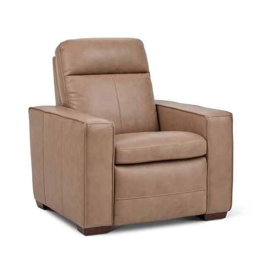 Flexsteel Dutch Power Recliner with Power Headrest & Lumbar