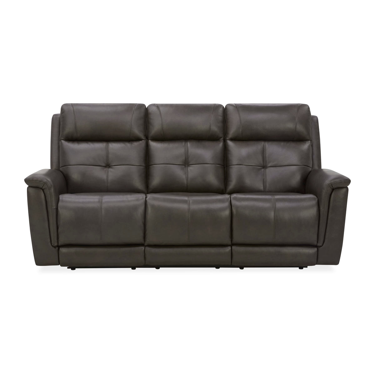 Flexsteel Ranger Power Reclining Sofa with Console, Power Headrest, Lumbar, Heat & Massage