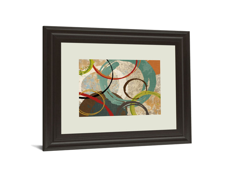 Away We Go Il By Katrina Craven - Framed Print Wall Art - Beige