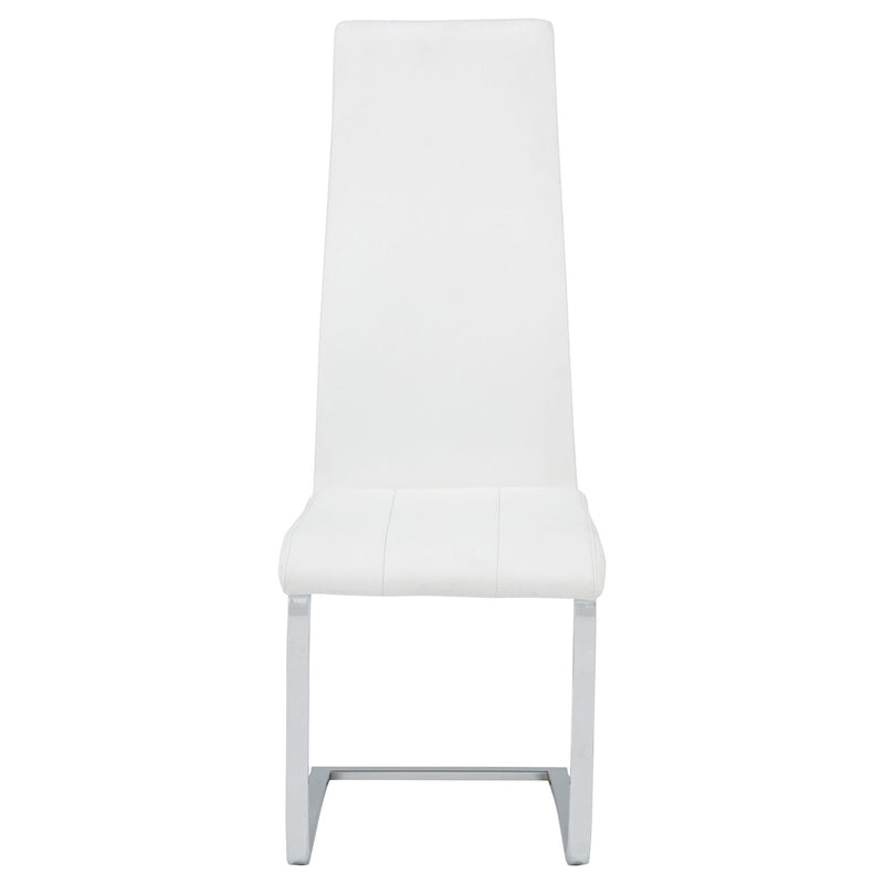 Montclair Upholstered Dining Side Chair White (Set of 4)