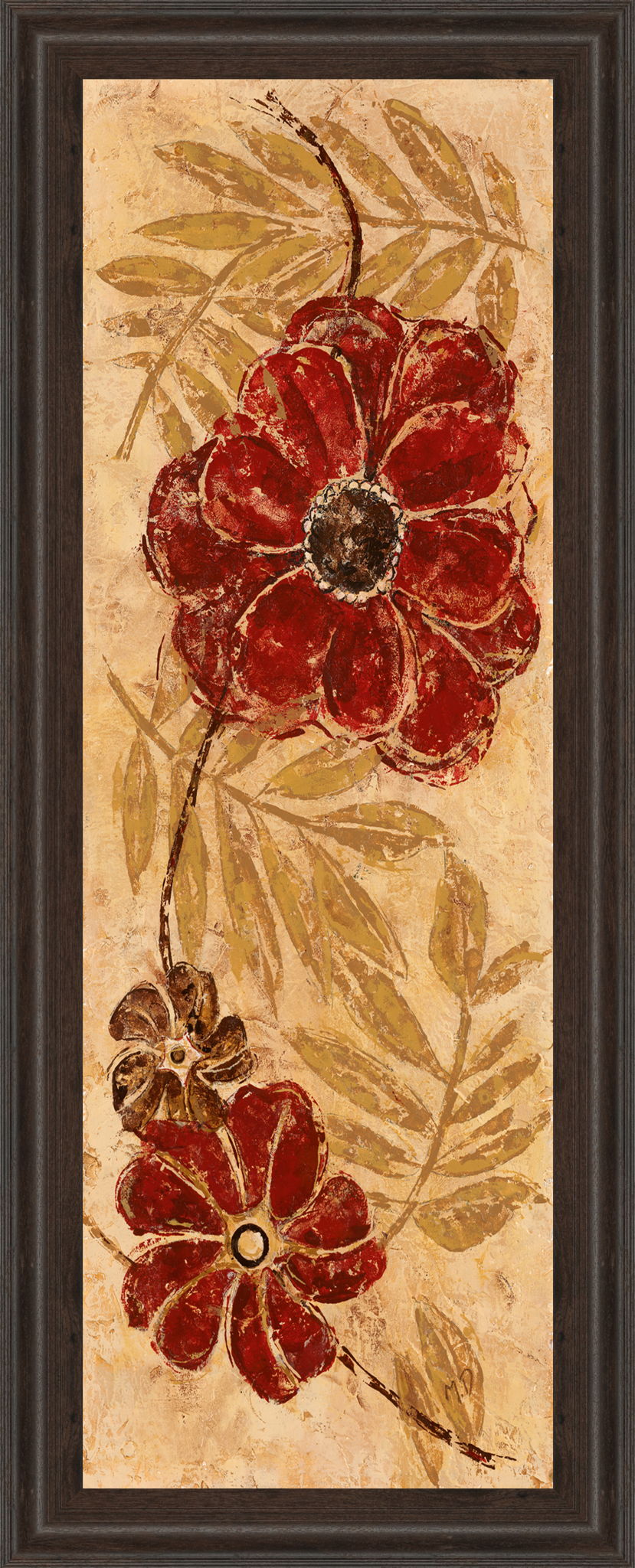 Touch Of Honey I By Maria Donovan - Framed Print Wall Art - Light Brown