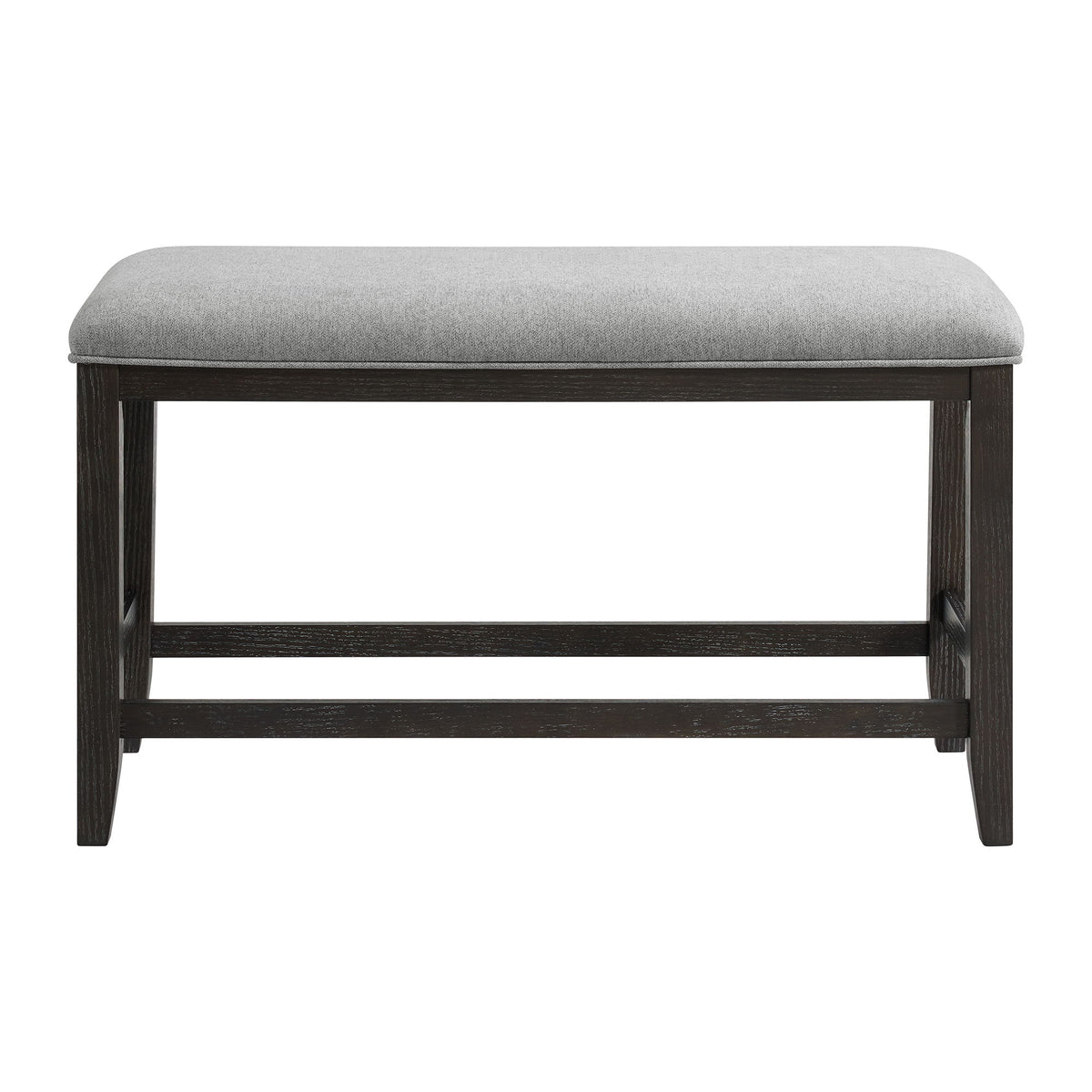 Elodie - Fabric Counter Bench - Charcoal / Gray