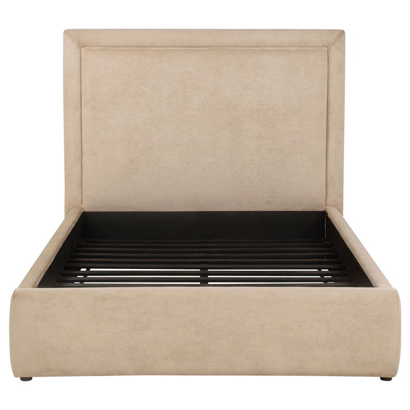 Lawson 54-inch Upholstered Full Platform Bed Light Saddle