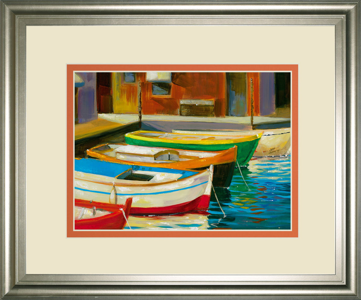Canal Street I By Dupre - Framed Print Wall Art - Beige