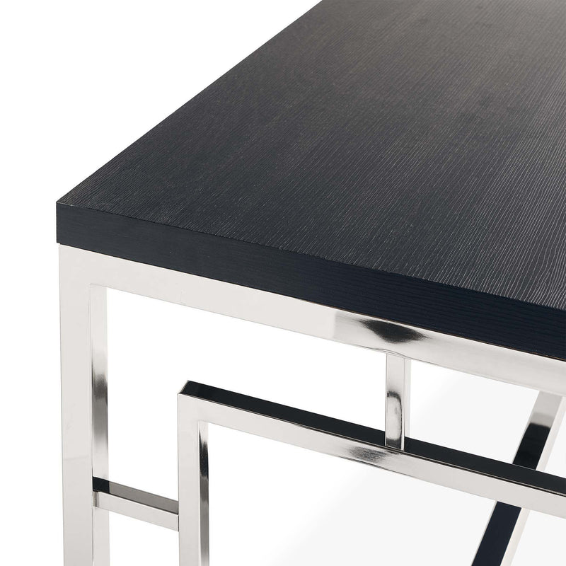 Ezra - 24" End Table - Chrome