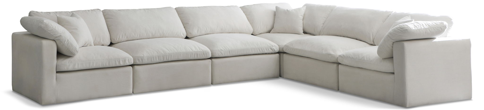 Plush - 6 Piece Modular Sectional