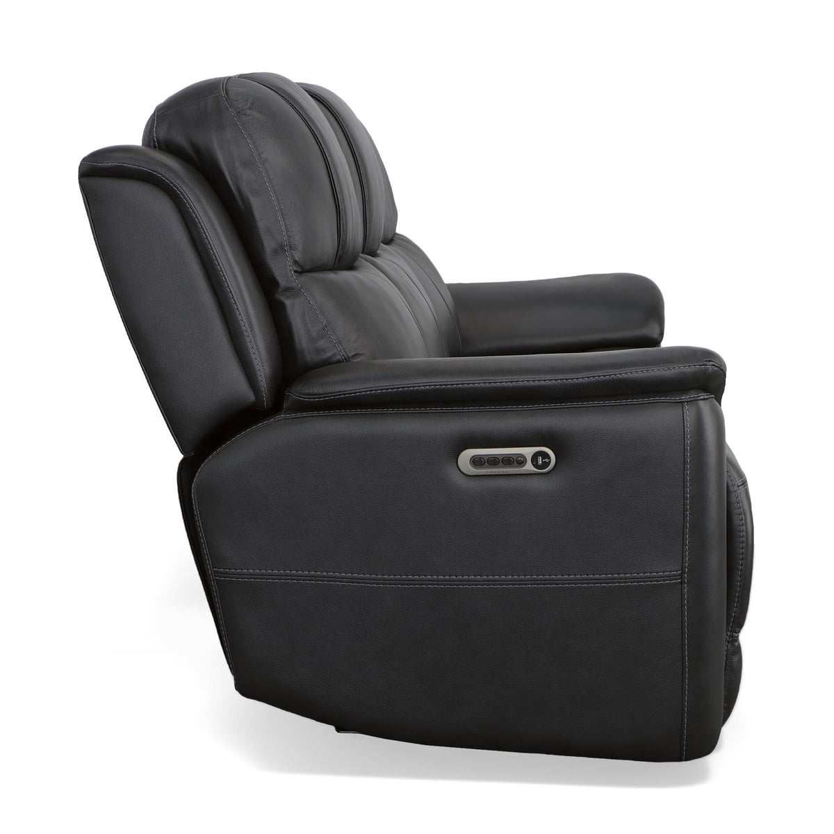 Flexsteel Crew Power Reclining Sofa with Power Headrests & Lumbar
