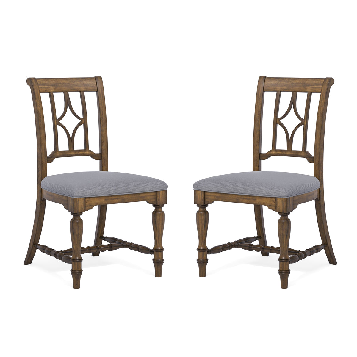 Flexsteel Plymouth Pair of Upholstered Dining Chairs