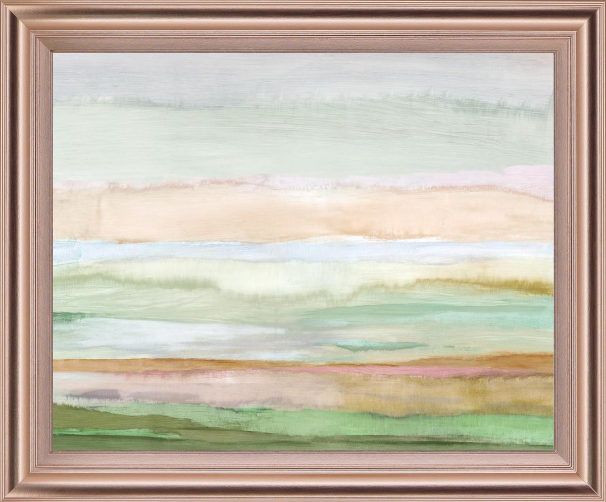 Whispering Pastures - 28" x 34" Framed Wall Art - Green
