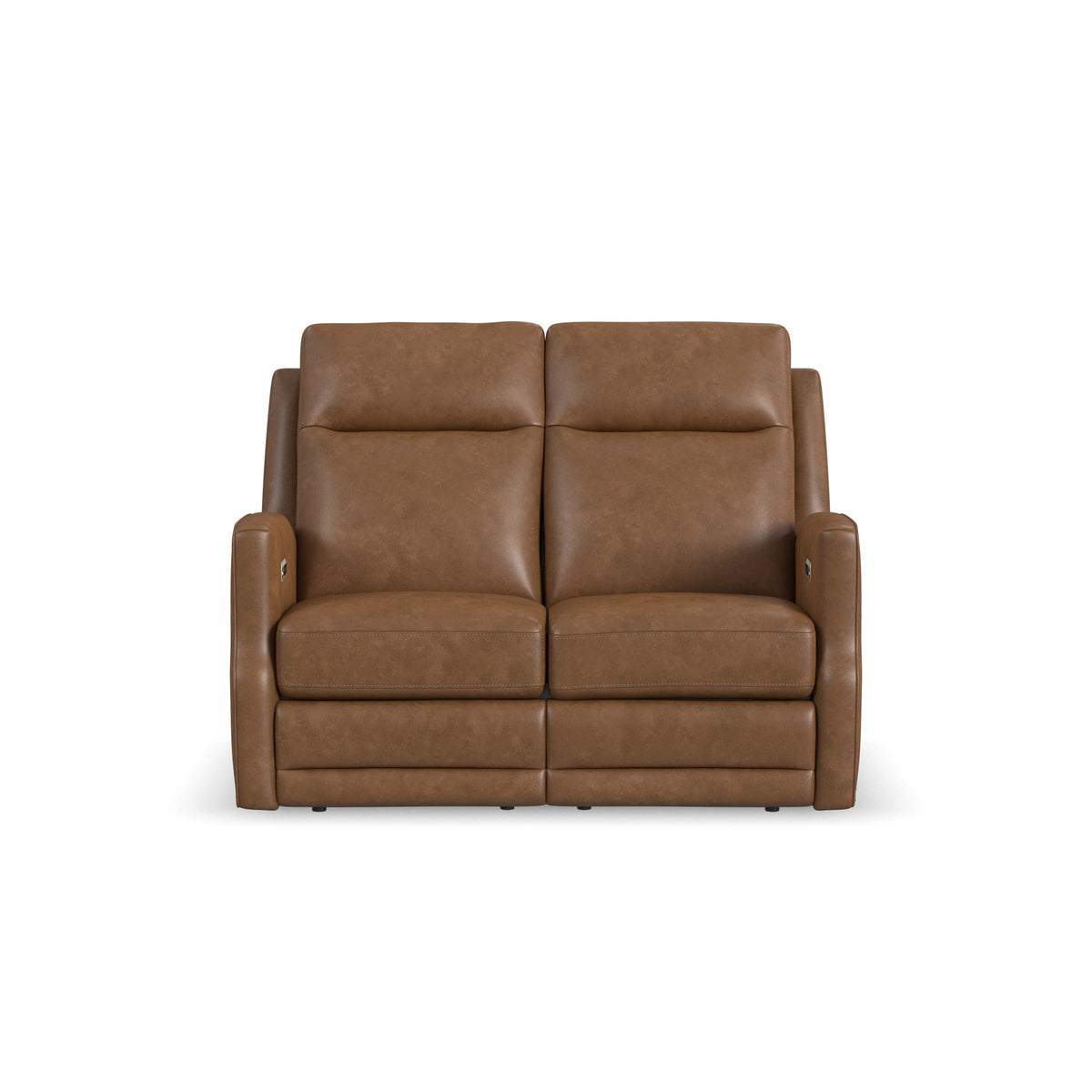 Flexsteel Maxwell Power Reclining Loveseat with Power Headrests and Lumbar
