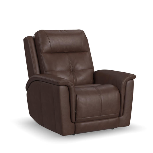 Flexsteel Ranger Power Recliner with Power Headrest, Lumbar, Heat & Massage