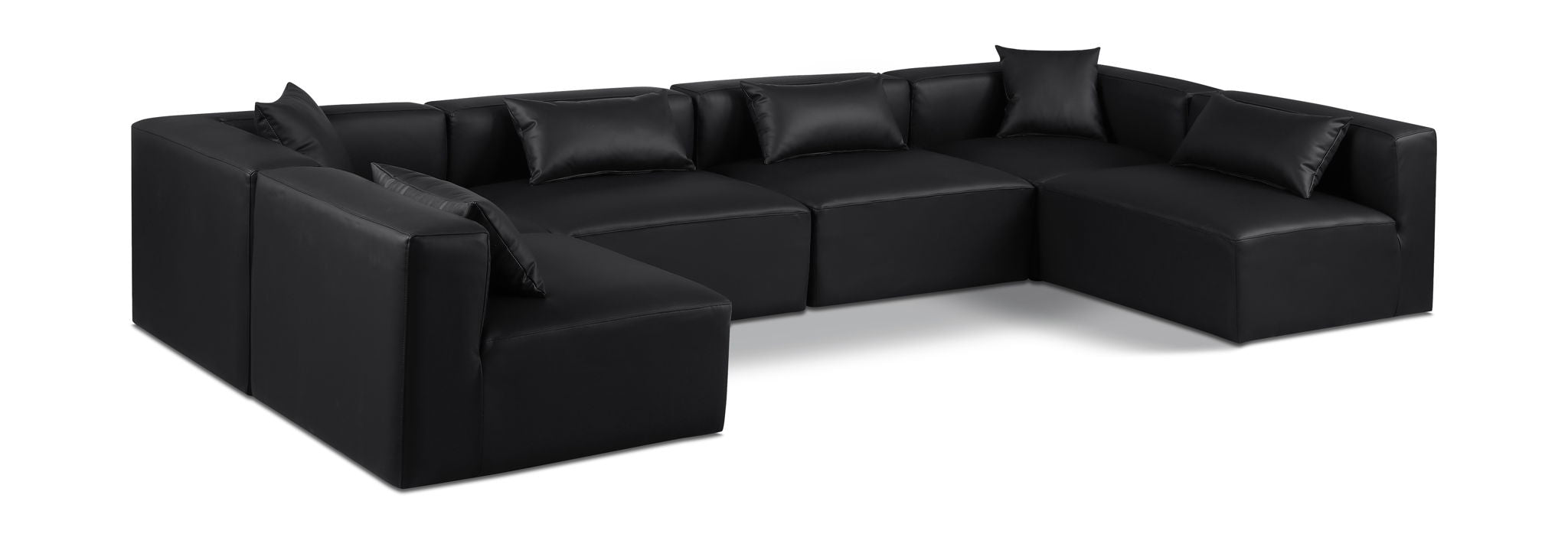 Cube - 6 Piece Modular Armless Sectional