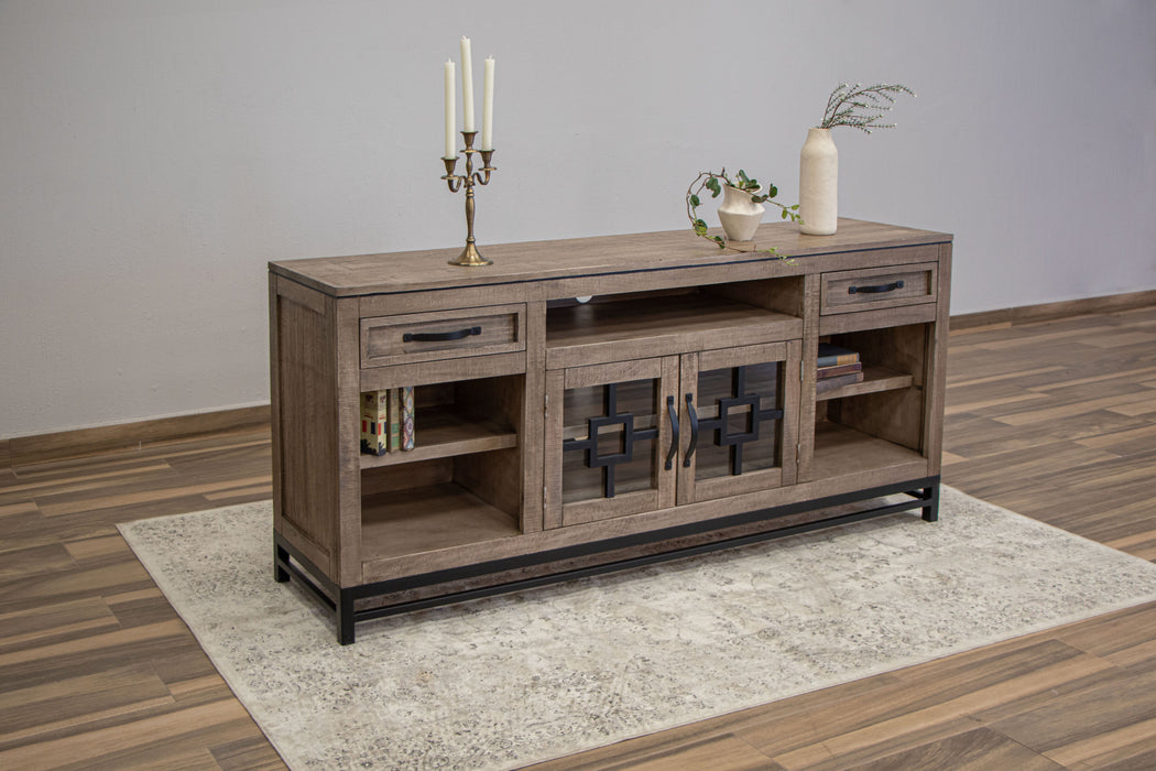 Blacksmith - TV Stand - Truffle Brown / Oil Black