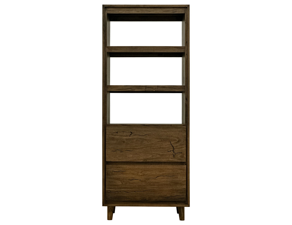 Savia - 2 Drawer Bookcase - Brown