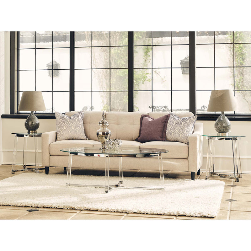 Lucinda - 24.5" End Table - Chrome