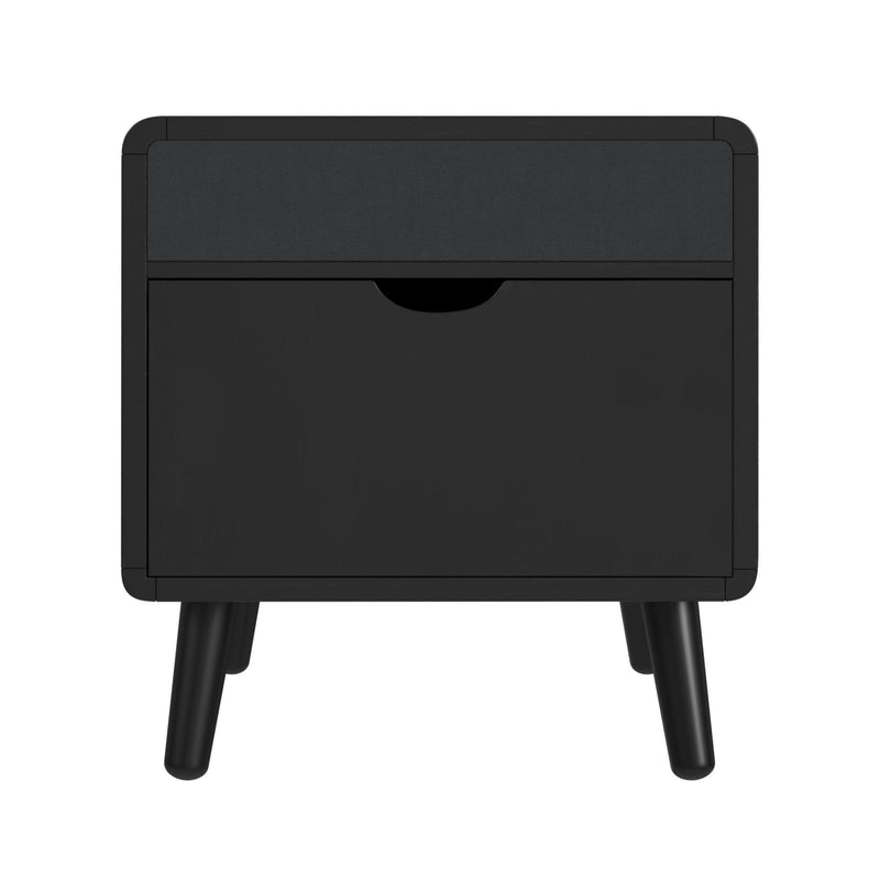 Halo - Square Smart End Table - Black