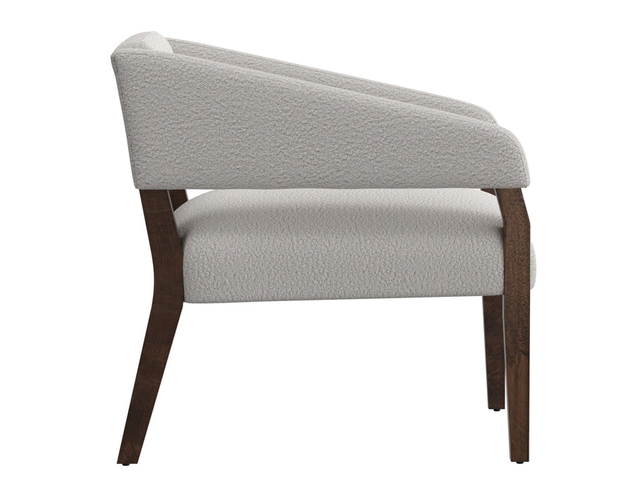 Murcia - Fabric Arm Chair - Light Cream