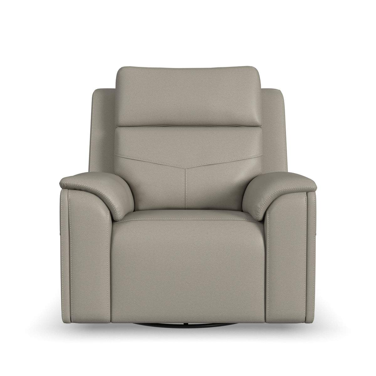 Flexsteel Vernon Power Swivel Gliding Recliner with Power Headrest, Lumbar, Heat & Massage