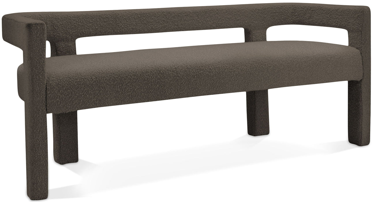 Athena - Boucle Fabric Bench