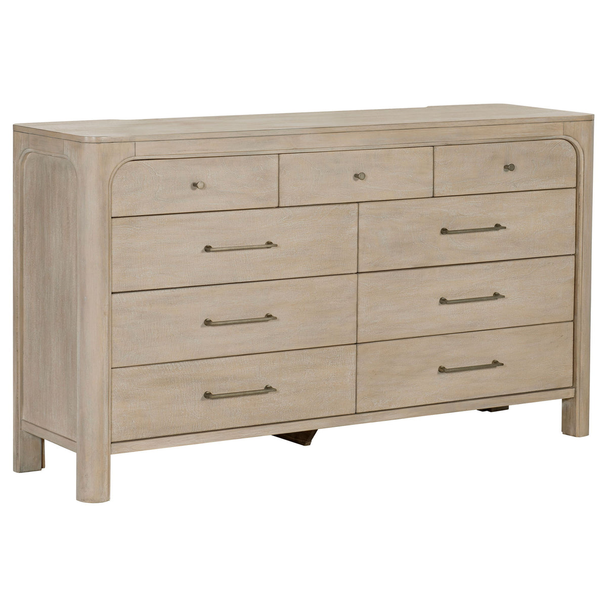 Solano 9-drawer Bedroom Dresser Cabinet Weathered Mango