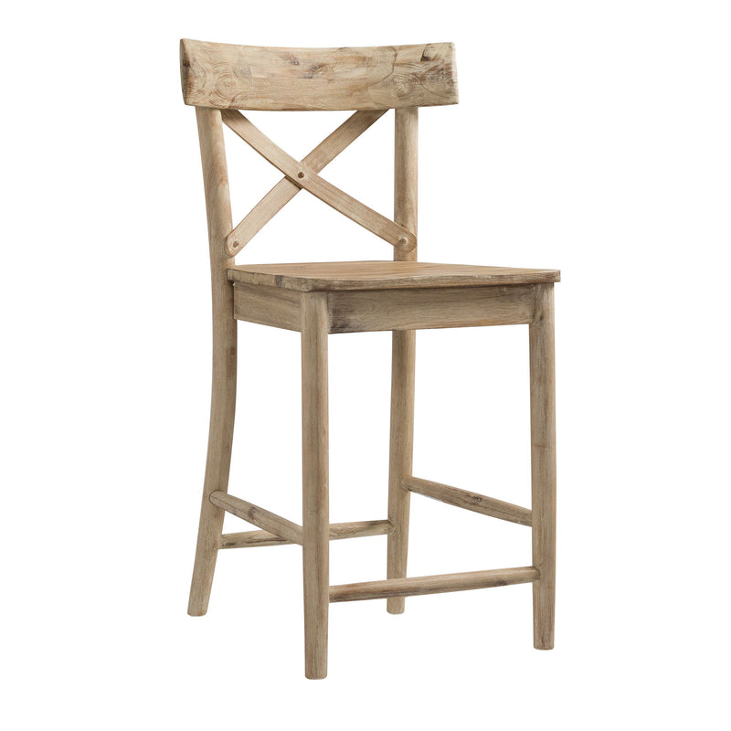 Callista - Round Counter Height 5 Piece Dining Set (Table And Four Stools) - Beach
