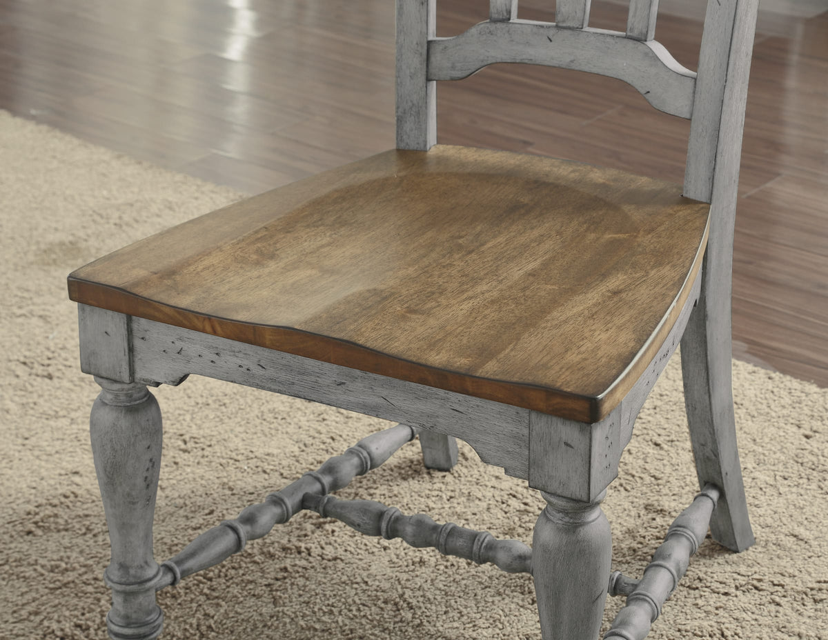 Flexsteel Plymouth Pair of Armless Dining Chairs