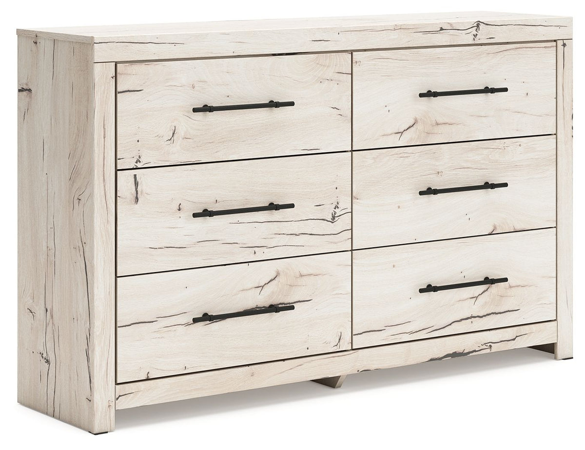 Lawroy - Six Drawer Dresser - Light Natural