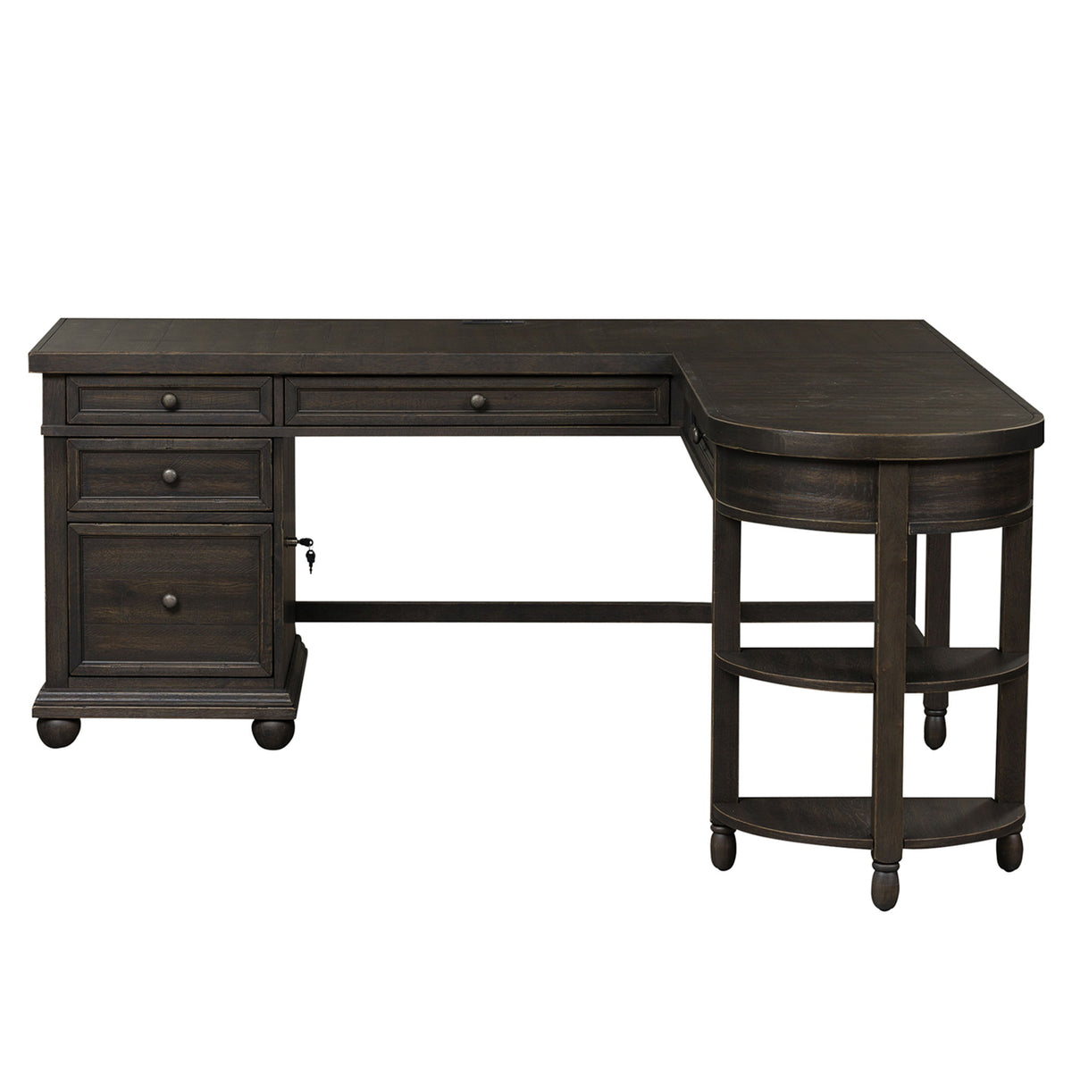 Harvest Home - L Shaped Desk - Chalkboard