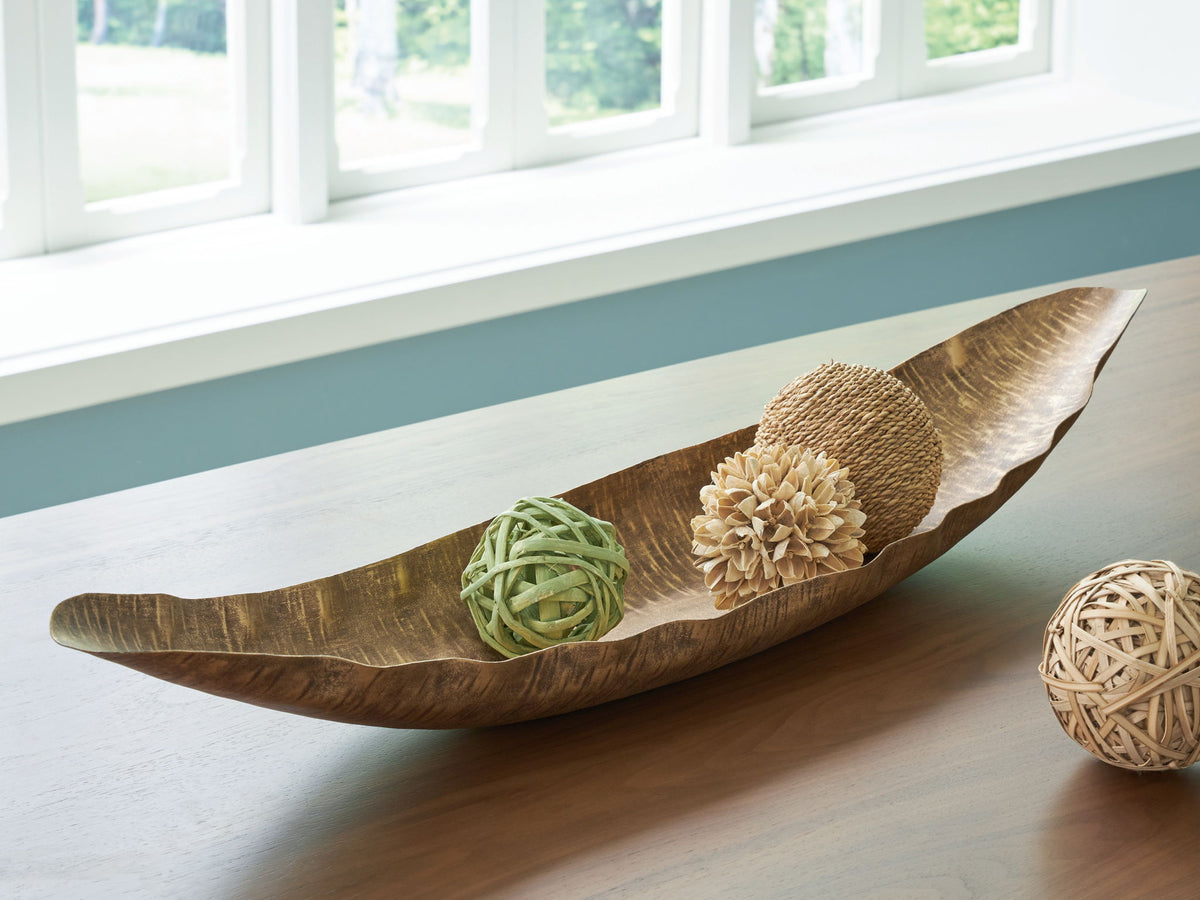 Wystenburg - Tray - Antique Gold Finish