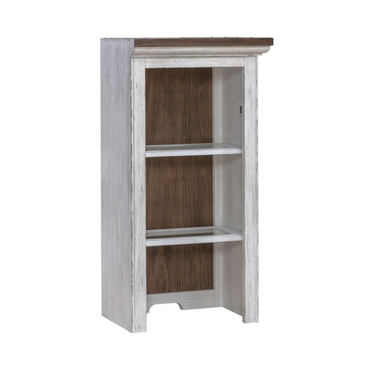 River Place - Right Pier Top - Riverstone White & Tobacco