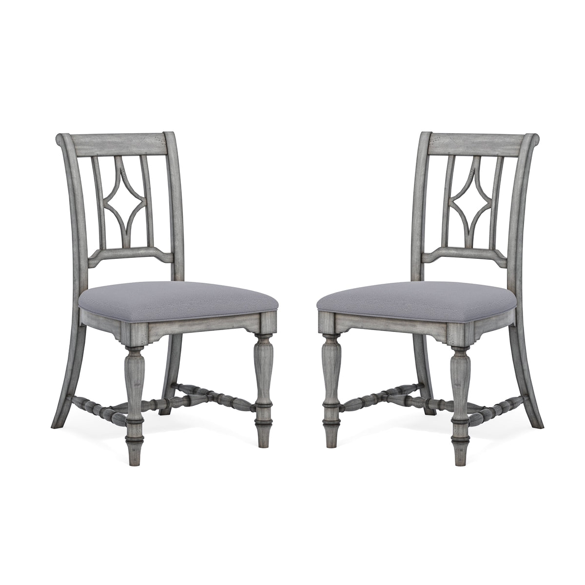 Flexsteel Plymouth Pair of Armless Dining Chairs