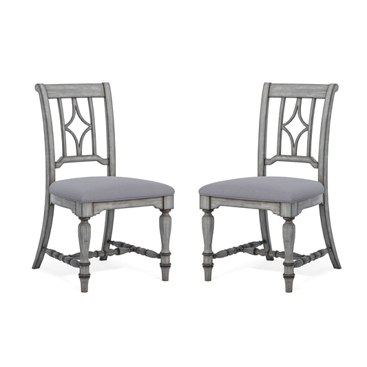 Flexsteel Plymouth Pair of Armless Dining Chairs