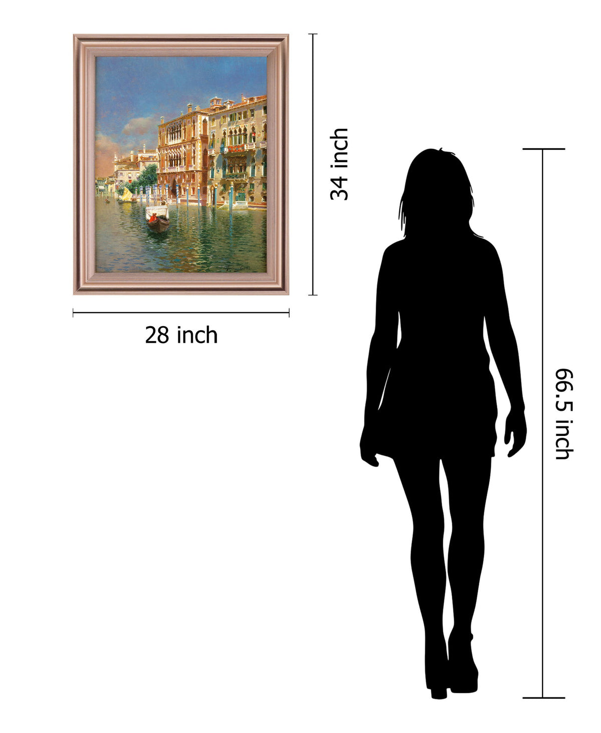 Serenade Reflections - 28" x 34" Framed Wall Art - Light Blue