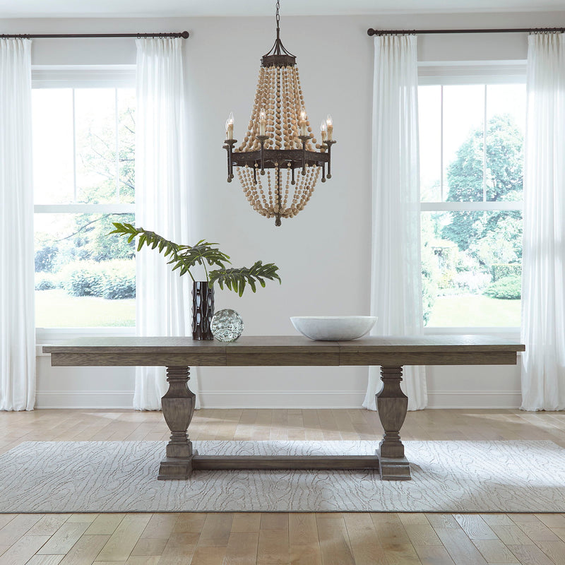 Westfield - Trestle Table - Havana Brown