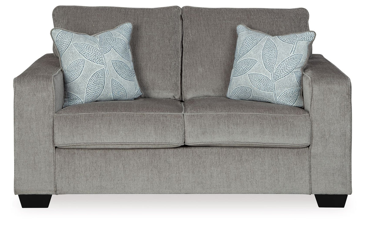 Altari Stationary Loveseat – Light Gray