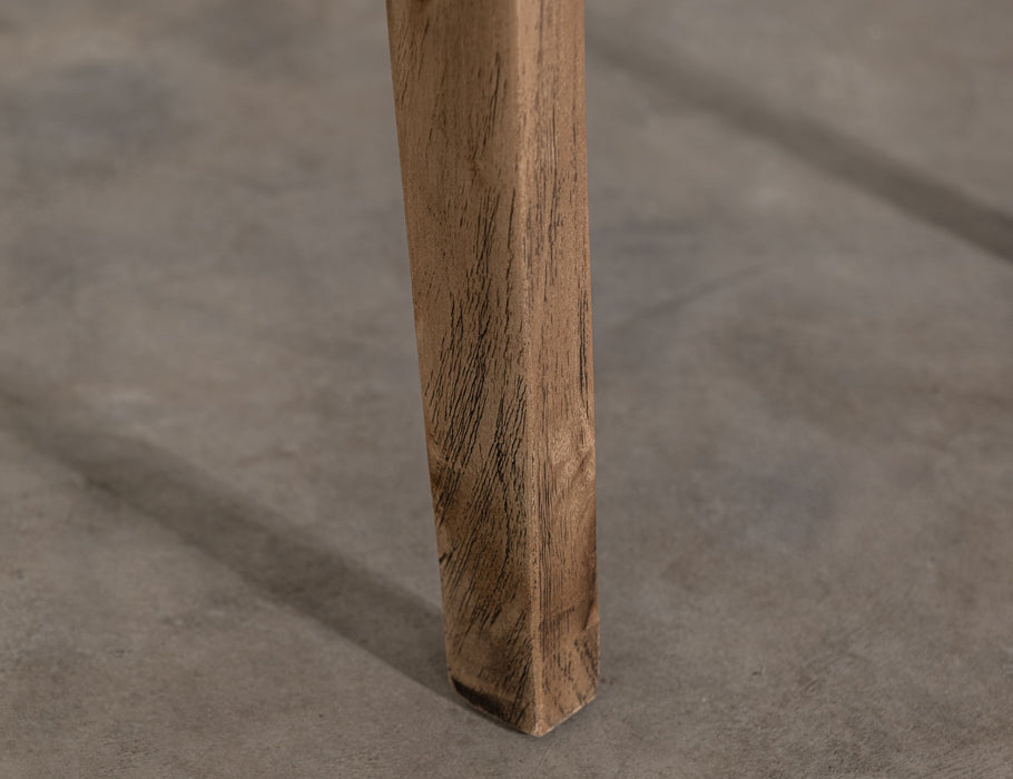 Balam - Upholstered Seat Wooden Chair (Set of 2) - Almond / Barrel Brown