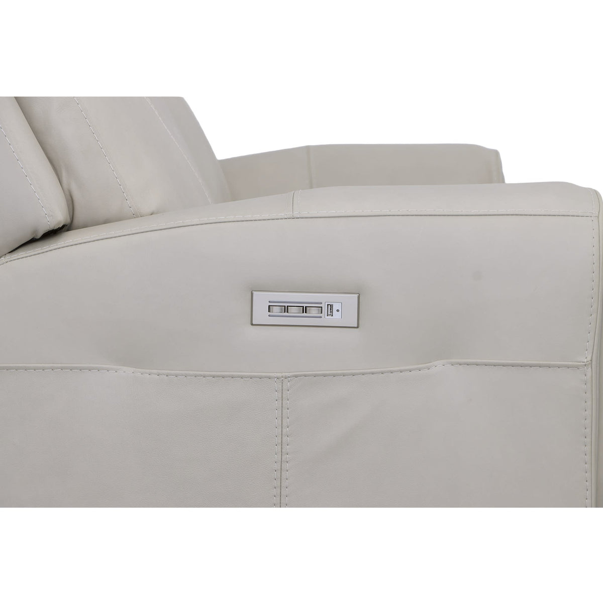 Flexsteel Barnett Power Reclining Sofa with Power Headrests & Lumbar