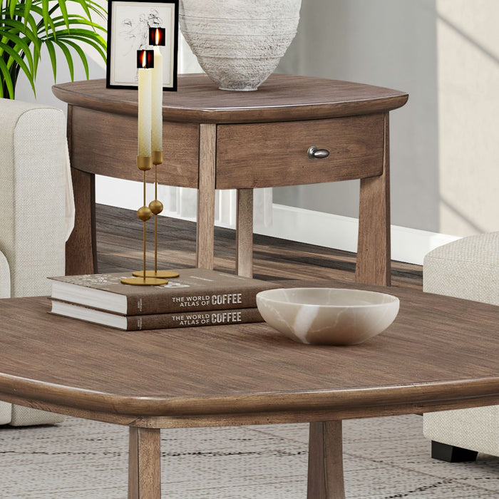 Bexley - End Table - Brown