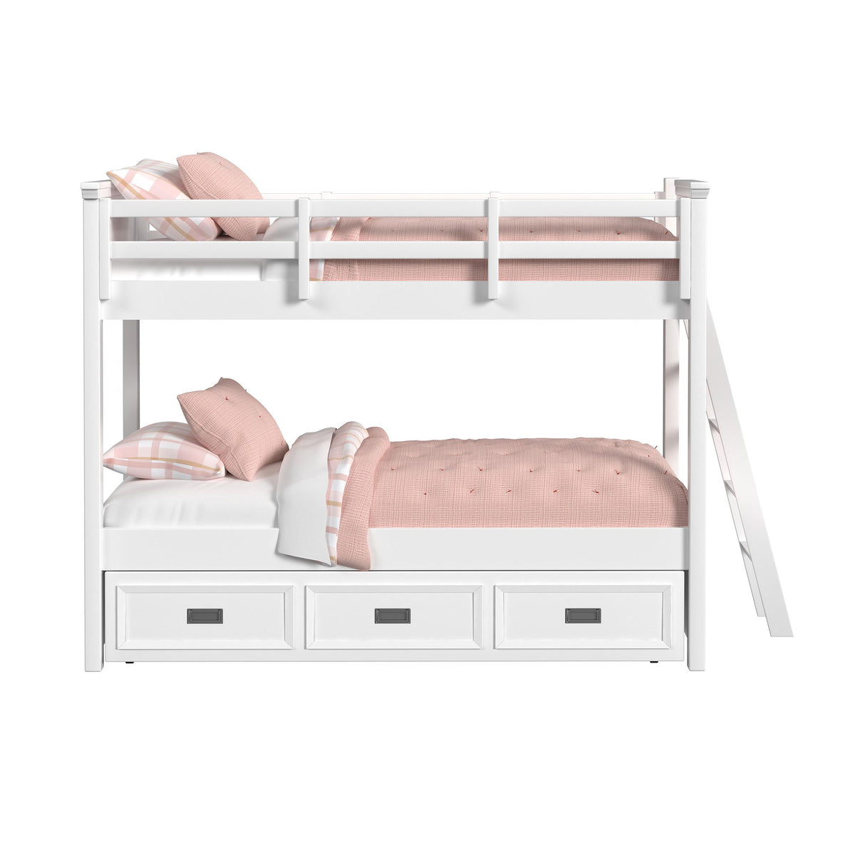 Hampton Kids - Bunk With Ladder And Trundle