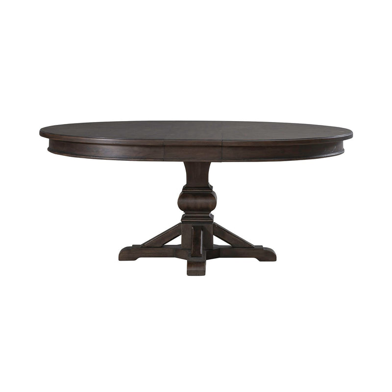Paradise Valley - Pedestal Table - Saddle Brown