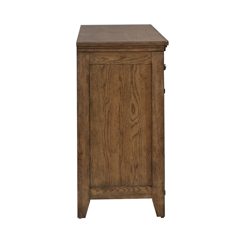 Carolina Park - 7 Drawer Dresser - Amber Brown
