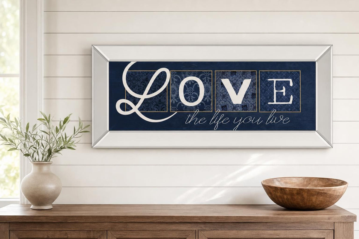 Love The Life You Live By Marla Rae - Blue