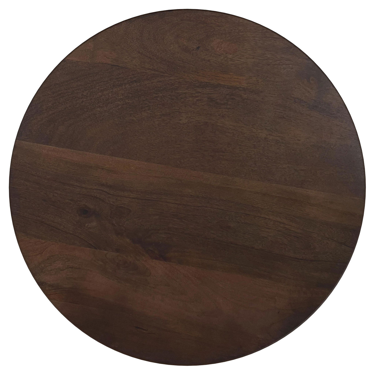 Cayenne Solid Mango Wood Accent Side End Table Walnut