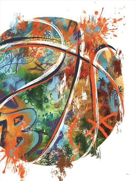 Soccer Splash By Cat Thurman Designs (Framed Small) - Orange
