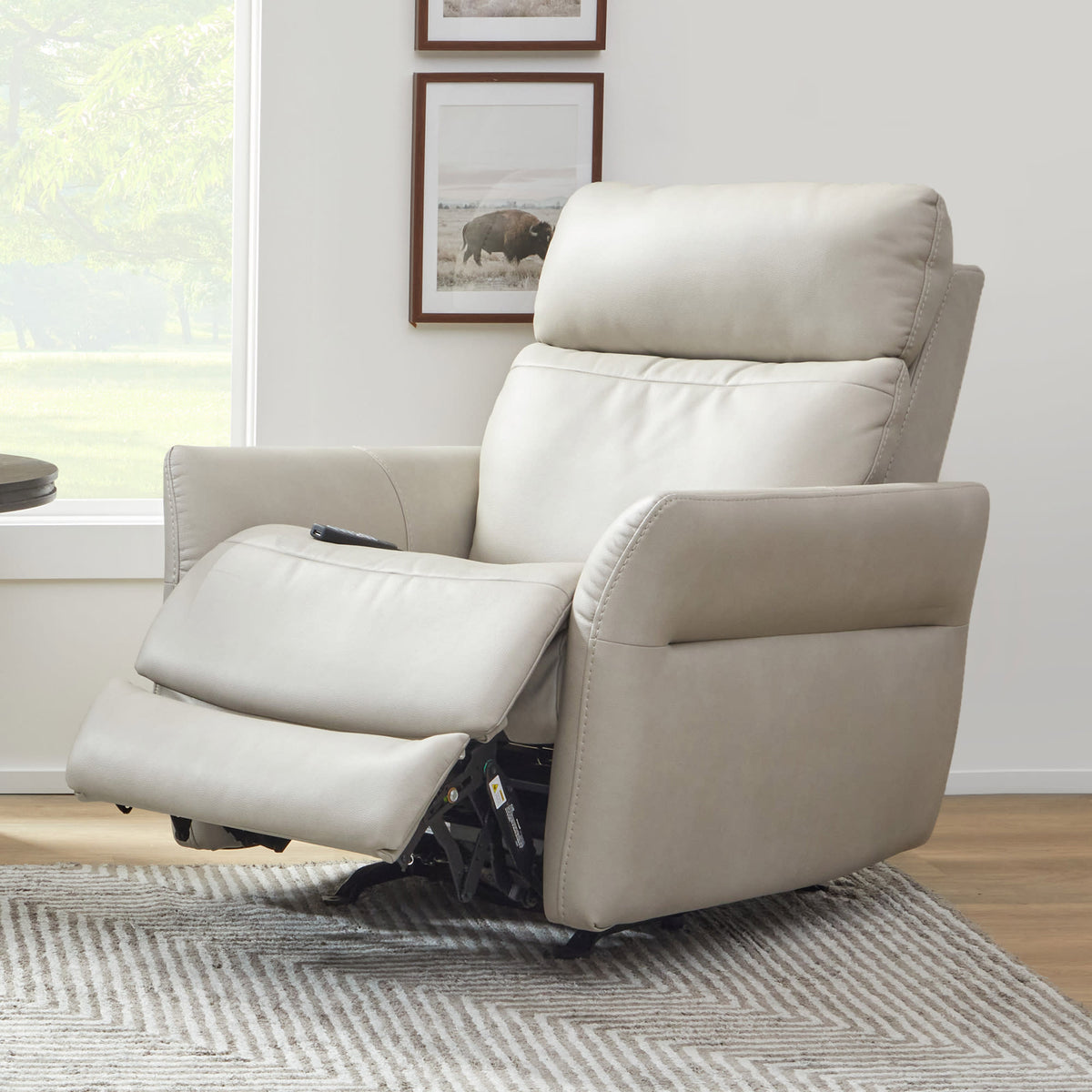 Flexsteel Artemis Power Rocking Recliner with Power Headrest, Lumbar, Heat & Massage