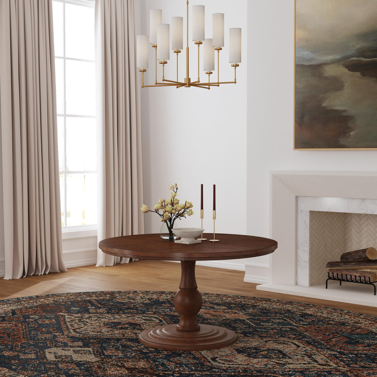 Flexsteel Bellevue Round Dining Table