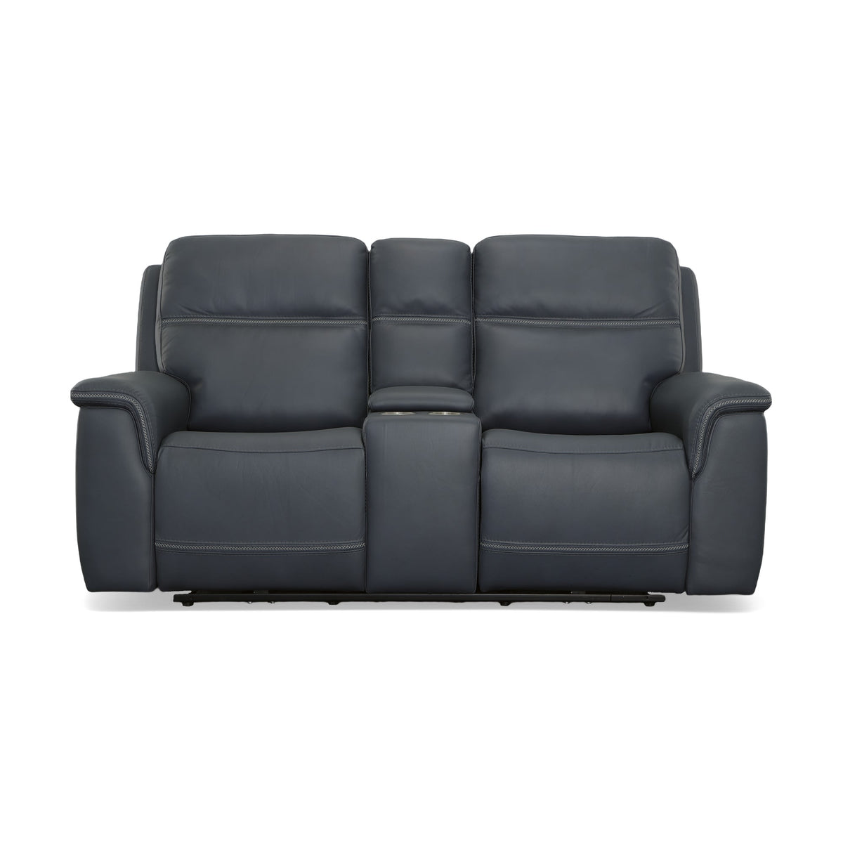 Flexsteel Sawyer Pwr Recl Loveseat w/ Console, Pwr Hdrsts, Lumbar