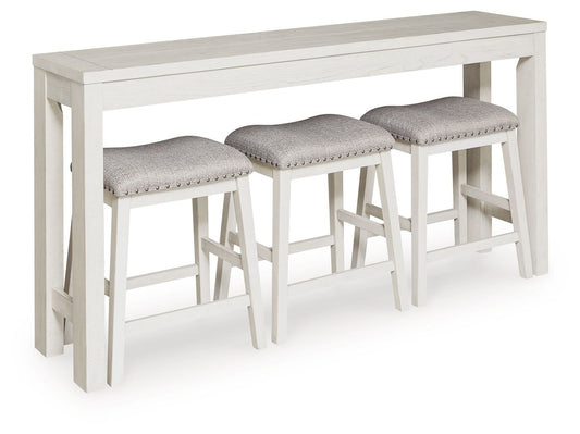 Robbinsdale - Rectangular Dining Room Counter Table Set (Set of 4) - Antique White