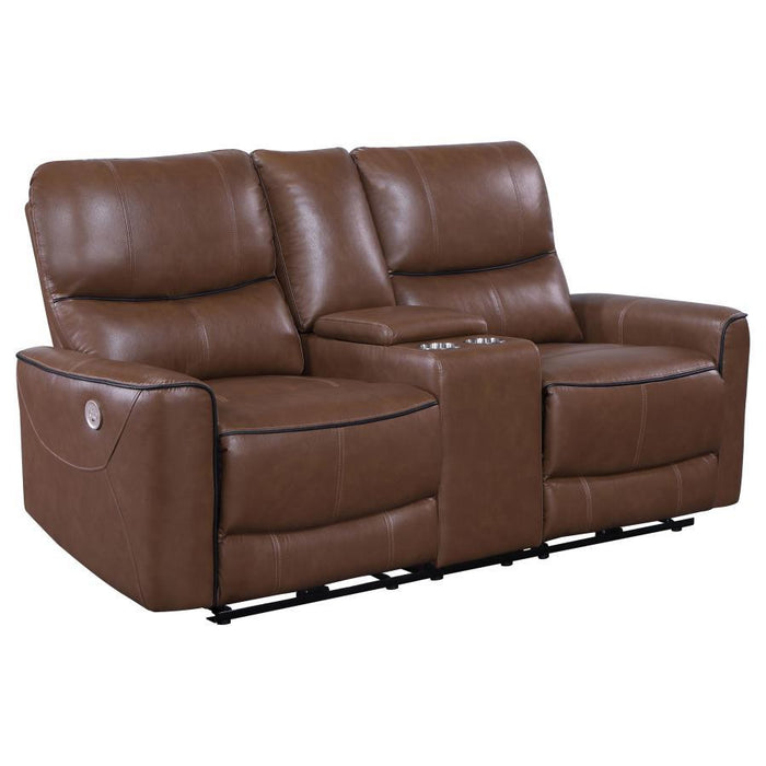 Greenfield - Upholstered Power Reclining Loveseat