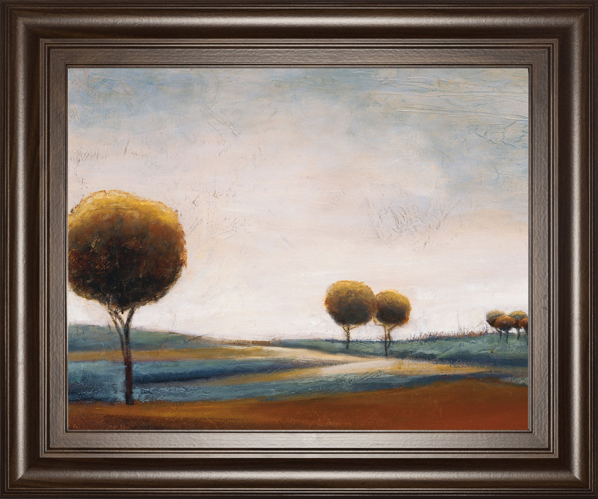 Tranquil Plains I By Ursula Salemink-Roos - Framed Print Wall Art - Beige